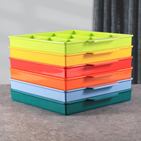 Melamine serveerschaal in Japanse stijl, creatief, met meerdere compartimenten, voor hotel, snacks, gedroogd fruit, hapjes, vier delen