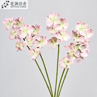 Orchidée Phalaenopsis artificielle réaliste à 5 têtes, de haute qualité, imprimée en 3D, pour la décoration de la maison et la table de Thanksgiving