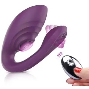U形硅胶无线遥控g点防水振动性玩具女性阴道阴蒂按摩振动器