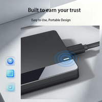 Boîtier externe compact pour disque dur SSD/HDD 2,5 pouces avec câble Micro B pour stockage d'archives, serveur de base de données et salle informatique