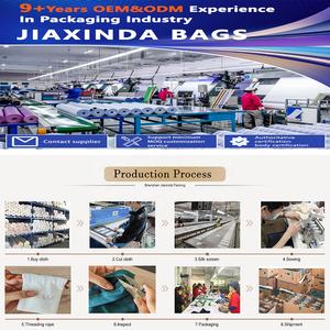 Sobre de embalaje de ropa de lencería con logotipo personalizado impreso, bolsa de satén con lazo, peluca de <span class=keywords><strong>pelo</strong></span> de lujo negra, bolsa de seda con solapa antipolvo - Product Image 6