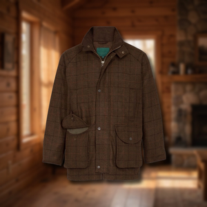 Meilleur allemand-chasse respirant hiver-chaud hommes blanchi chasse tir pêche veste manteaux fabriqués à partir de-Tweed - Product Image 3