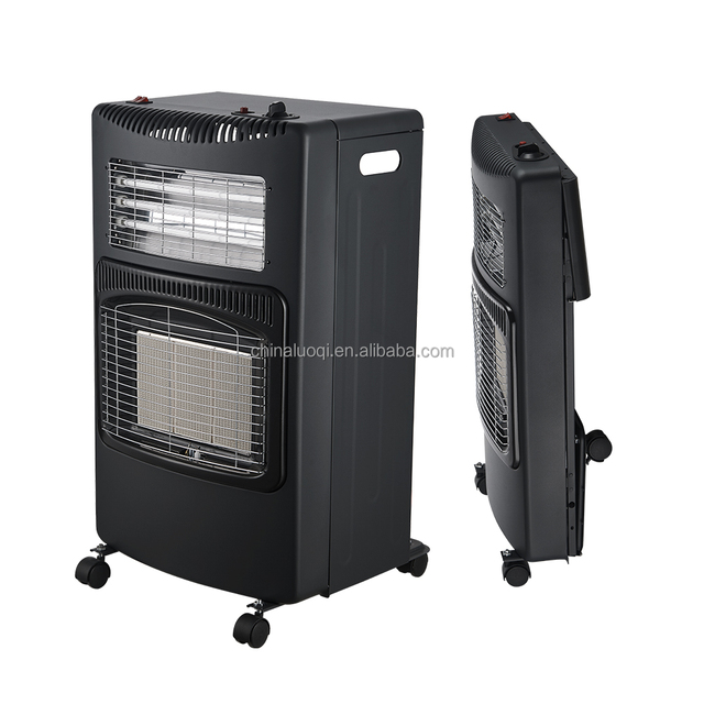 Triple Safety Devices Electric Portable Infrared Ceramic LPG Propane Butane Gas Heater with Lighting for Bedroom and Living Room