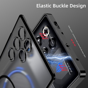 เคสโทรศัพท์กันกระแทกโลหะสำหรับ Nubia Redmagic 11 Pro ฝาหลังแบบด้านพร้อมห่วงยืดหยุ่นและกรอบโลหะ - Product Image 3