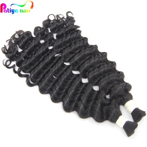 Cabello Humano Remy Malaíso de Onda Profunda para Trenzas, Calidad 12A, Crudo Sin Procesar, Sin Trama, Compra en Línea, Productos Baratos - Product Image 1