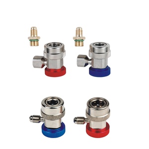 Adaptateur de raccordement rapide pour réfrigérant HVAC HONGSEN R134a, outil à valve en laiton HS-ML-1/4 HS-MH-1/4 1/4SAE M14*1.5 - Product Image 3
