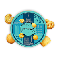 Biscuits danois premium en gros, nouveaux biscuits créatifs au beurre et aux œufs, saveur douce