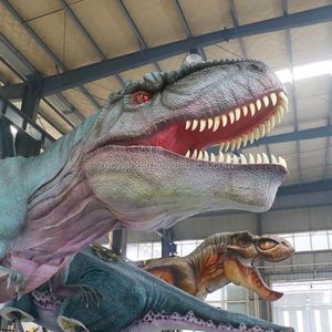 Modèle de dinosaure Giganotosaurus animatronique en métal de 15 mètres, personnalisable pour les jardins d'enfants, les centres commerciaux, les aires de jeux, les aéroports - Product Image 2