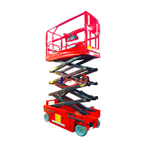 Plataforma Elevadora de Tijera Qilu Haojun de 4-12 Metros, Eléctrica e Hidráulica, para Reparación en Fábrica y Mantenimiento en Altura - Product Image 1