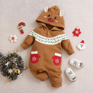 <span class=keywords><strong>Mono</strong></span> Navideño para Bebé Alibuy, Ropa de Arrastre para Bebé para Año Nuevo, Ropa de Algodón de Manga Larga, Agente de Compras - Product Image 1