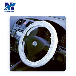 Bán buôn dùng một lần logo rõ ràng nhựa tự động xe Ghế Bảo vệ chỉ đạo Wheel Bìa foot pad bánh đòn bẩy phanh tay bìa - Product Image 6