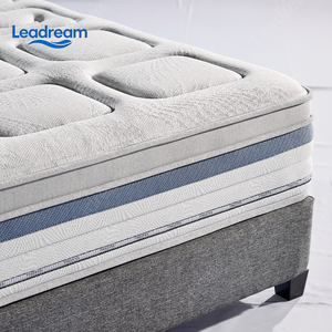Matelas hybride contemporain, fermeté moyenne, design orthopédique, housse en tissu, matelas de lit king size pour chambre à coucher - Product Image 4