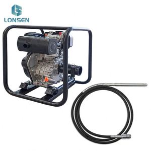 Vibrador de Superficie para Concreto a Gasolina Lonsen de Alta Eficiencia 3000-3600 rpm con 1 Año de Garantía - Product Image 2