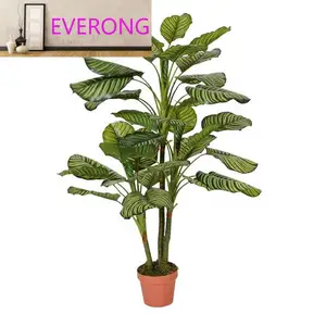 artificial plant 100cm aglaonema costatum big leaf evergreen plant