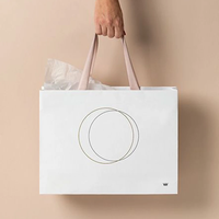 Vente en gros Sacs-cadeaux en carton biodégradable écologique de luxe avec poignées à longueur de main pour vêtements chaussures fourrure
