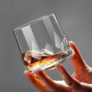 Grabado Spining Rocks Gafas Bar Rolling Spirit Glass Cup 8,5 oz Rotating Whisky Tumbler - Product Image 3