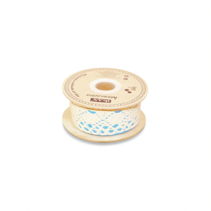 Strisce di pizzo ILAN 4,0 cm x 6 m colore crema per artigianato e decorazioni - Product Image 1