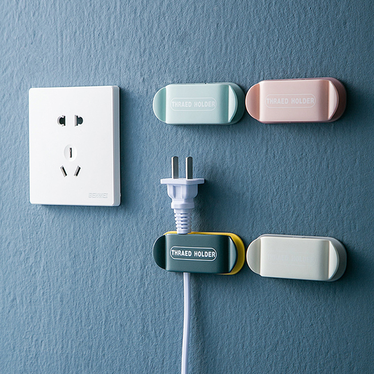 Настенный фиксатор для управления линиями питания, настольное седло, USB-провод для хранения, штекер кабеля, фиксированный зажим