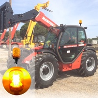 Nouvelle balise LED d'urgence CE, lumière d'avertissement clignotante ambre 12V, marque SG, modes multiples pour camions et machines agricoles