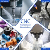 Pièces de machines cnc professionnelles, pièces rotatives, fraisage cnc en aluminium anodisé, pièces