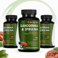 Tonique Herbal Traditionnel avec Champignon Reishi et Spiruline - Favorise la Vitalité, la Santé du Foie et le Bien-être Digestif