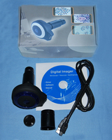 Cámara de Microscopio Digital USB MEM1300 de 1.3MP con Lente de Relé Integrada y Sensor CMOS para Inspección Industrial
