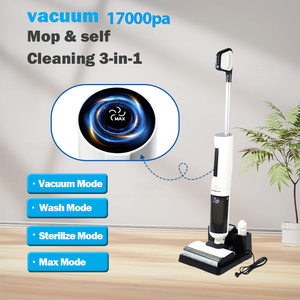 Aspiradora Vertical Húmeda y Seca de 17kPa y 4000mAh, OEM de Fábrica, para Hogar, Autolimpiante, para Alfombras y Pisos - Product Image 3