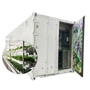 Contenedor Hidropónico Vertical Personalizado de 20 pies para Cultivo NFT con Controlador Inteligente y Control Remoto por WiFi para el Cultivo de Vegetales de Hoja - Product Image 1