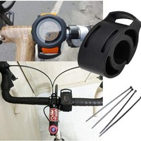 Support de vélo flexible à rotation 360°, support de guidon de vélo en silicone pour Garmin Forerunner, kit de montage pour vélo