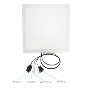 Lecteur RFID UHF 15m, antenne 12dBi, portée de lecture longue distance 15m, lecteur RFID UHF passif pour parking avec LED - Product Image 3