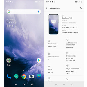 <span class=keywords><strong>OnePlus</strong></span> 7 <span class=keywords><strong>Pro</strong></span> รุ่นทั่วโลก สมาร์ทโฟนปลดล็อค Octa-Core ระบบปฏิบัติการ <span class=keywords><strong>Android</strong></span> มือถือ UFS 3.0 NFC - Product Image 5