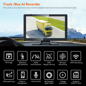 10 "Android ai BSD DMS ADAS wifi xe tải hệ thống camera với DVR, điểm mù phát hiện đảo ngược sao lưu màn hình cho RV xe buýt máy kéo - Product Image 4