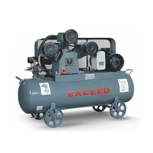 Belt-driven 15 hp portable 2-cylinder air compressor for sale