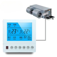 Termostato Digital WiFi de bobina de ventilador más vendido para unidades centrales de CA/calefacción, sistemas HVAC, parte del termostato del controlador de temperatura