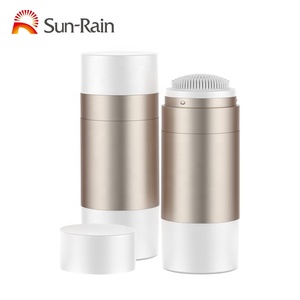 High quantity popular cosmetic AS material empty deodorant bottles 50ml wholesale with brush