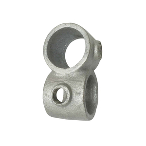 Temperguss geländer Flansch Pfosten Grundplatte Flansche Verzinkte Guss technik Rohr verschraubungen - Product Image 3