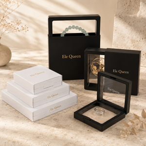 Luxury Sliding Drawer Jewelry <b>Box</b> with Floating Insert for Ring Necklace Earring Jewelry Packaging and gift store retail - Product Image 1