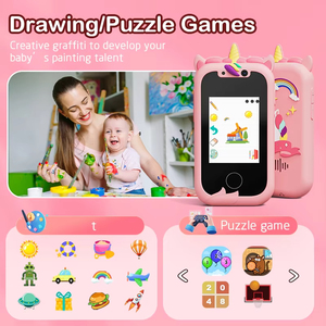 Jumon Trẻ Em Điện Thoại Giáo Dục Đồ Chơi Âm Nhạc Đồ Chơi Unicorn Bé Di Động Ảnh Tự Sướng Máy Ảnh Đồ Chơi Cho Trẻ Sơ Sinh Quà Tặng Sinh Nhật - Product Image 4