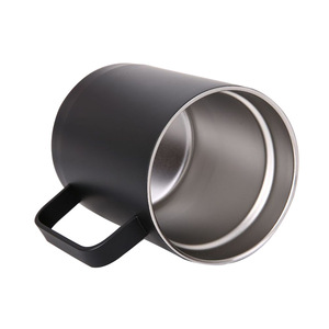 Vasos de café de acero de doble pared de 12 oz con tapa y asa para viajes o al aire libre para agua hirviendo 'Coffee <span class=keywords><strong>to</strong></span> Go' - Product Image 6