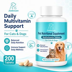 Tabletas de Multivitaminas y Aminoácidos para Perros y Gatos, para un Pelaje Hermoso, Cuidado de la Piel y Nutrición Diaria - Product Image 2