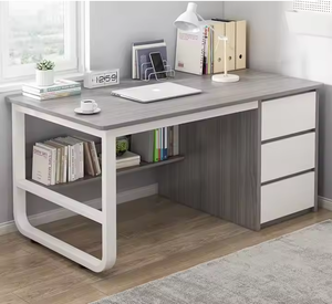 Juego de escritorio y silla de madera maciza de estilo moderno para el hogar, la Oficina o el dormitorio de los estudiantes para el área de escritura en las villas, el tamaño de la silla, el tamaño de la esquina - Product Image 5