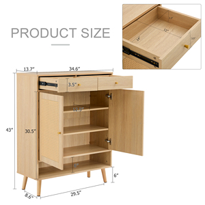 Modern MDF Wooden <strong>Shoe</strong> Cabinet With Sliding Door Simple Home Furniture For Small Apartments <strong>Shoe</strong> Storage <strong>Rack</strong> For Living Room - Product Image 4