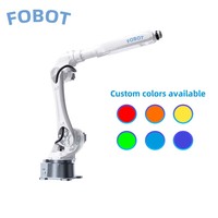 Brazo Robótico Industrial FOBOT de 6 Ejes, Carga Útil de 30 kg, Alta Precisión, Manipulación, Paletización, Corte, Pulverización, Clasificación IP67, Motor PLC