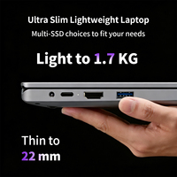 Laptop Layar Sentuh 15.6" Baru AMD Windows 11 SSD Portabel untuk Penggunaan Rumah/Siswa/Bisnis Laptop 15.6 inci