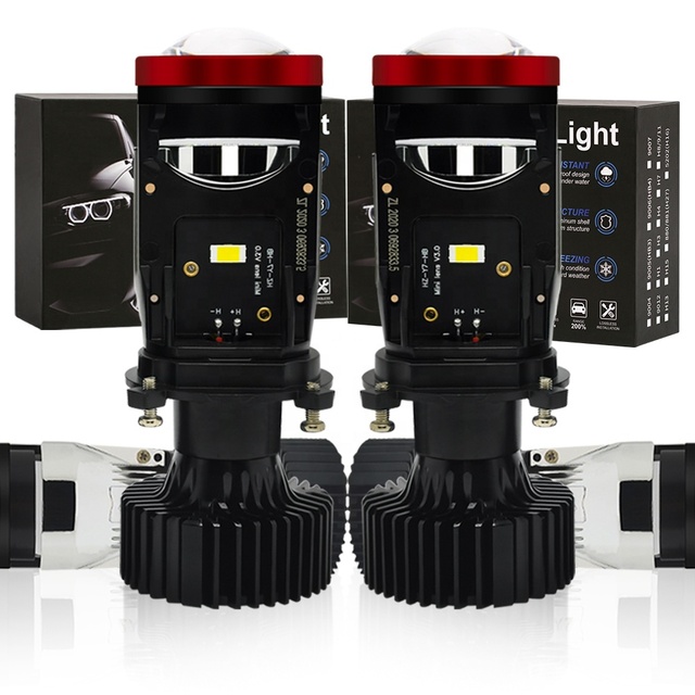 Sunshiny Hot Sale Y7D H4 Mini Bi LED Headlight Bulb 12V Laser Projector Style H1 H7 H11 9005 HB3 HB4 6000K 10000LM 50KH CE RoHS