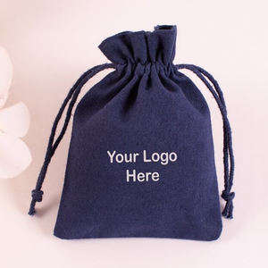 Bolsa de Terciopelo Reciclable con Cordón y Logotipo Personalizado para Joyería, Relojes, Copas de Vino, Collares, Pulseras, Pendientes, Empaque de Cosméticos - Product Image 5