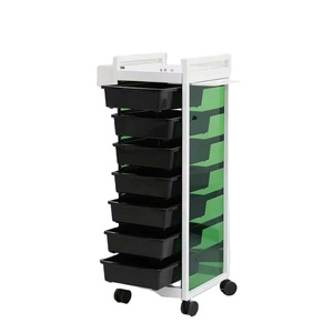 Nouveau chariot de salon de coiffure, chariot de teinture à chaud pour salon de coiffure, étagères de rangement pour salon de beauté avec roulettes, chariot à outils, exclusivité salon de coiffure - Product Image 3