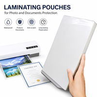 Pochettes de plastification thermique A4 125 microns 5 mil brillantes, vente en gros en vrac pour la protection de photos et de documents