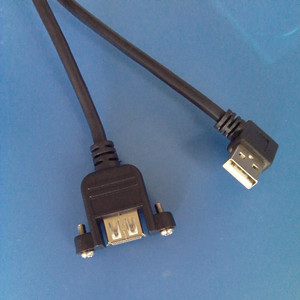 Lung Kay <b>Usb</b> <b>2.0</b> Am 90 Degree To Af <b>Cable</b> With Built In Earpiece M3 Extension <b>Cable</b> - Product Image 4