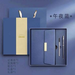 PU Leather Loose-Leaf Spiral Saddle Stitching High Quality 100 Sheets Hardcover Notebook Planner Binder 2024 2025 <b>Diary</b> <b>Custom</b> - Product Image 3